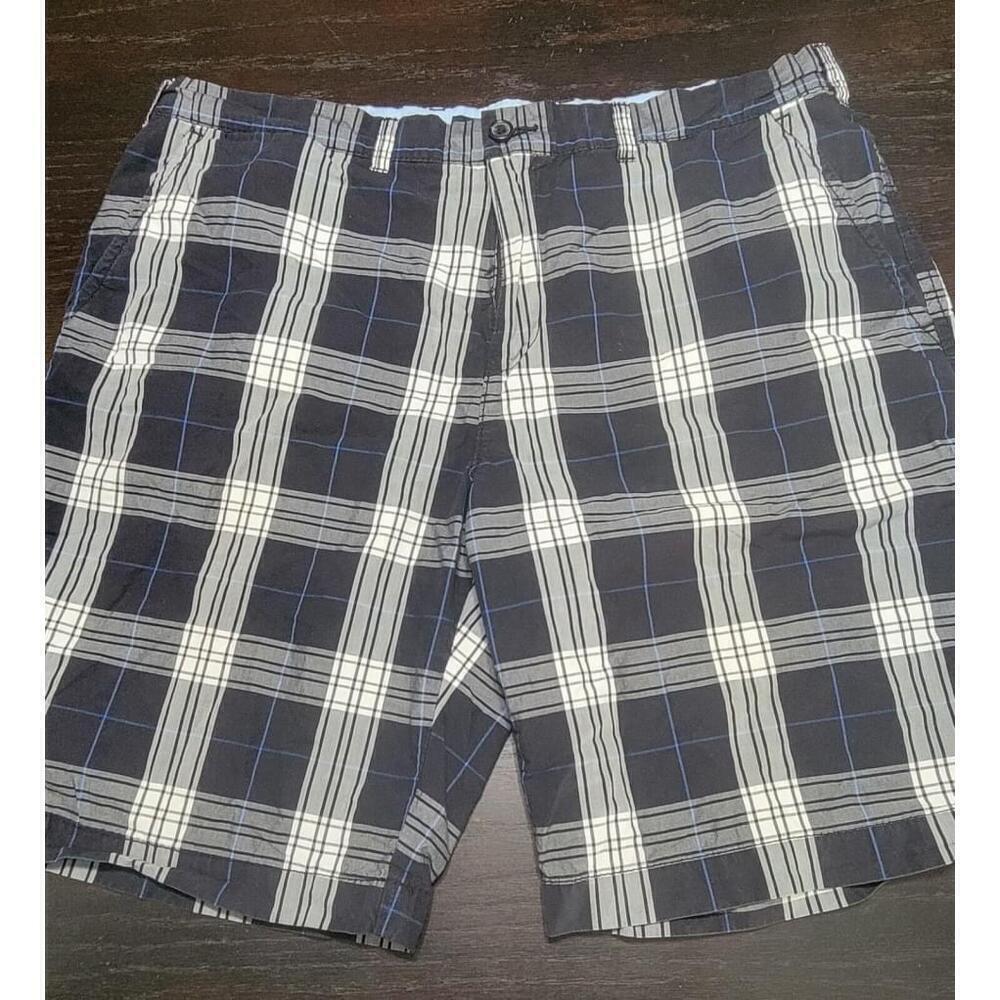 Tommy Hilfiger Shorts Mens Size 40 Charcoal Blue Preppy Cotton Casual 11in